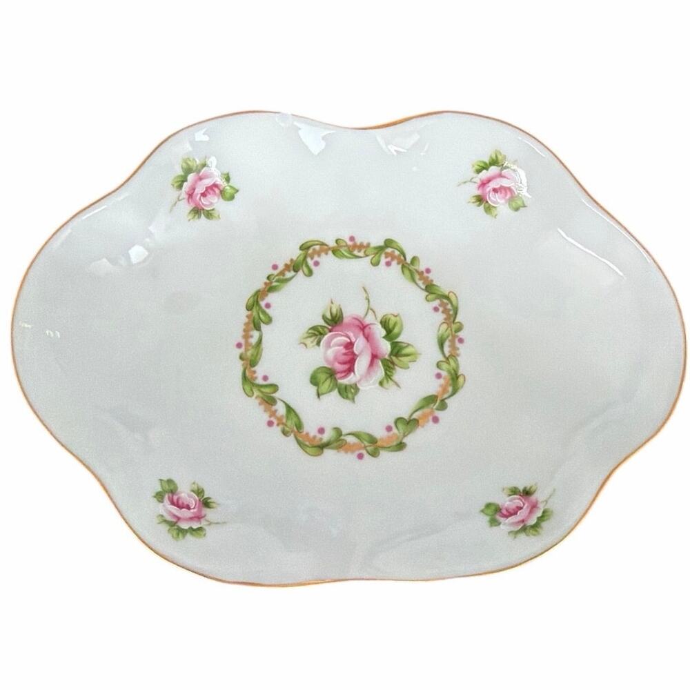 Vintage Limoges France Porcelaine Demitasse Tray by Porcelaine Florence